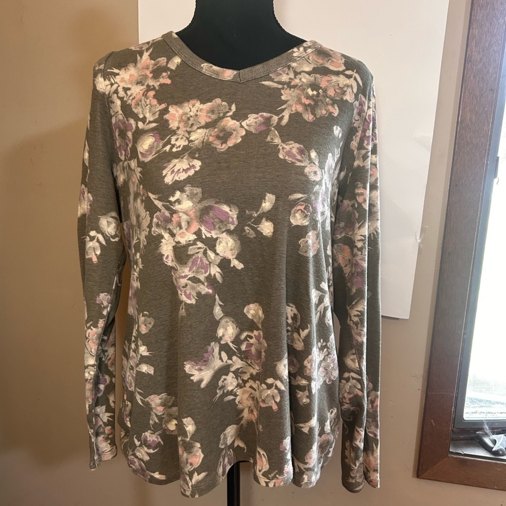 Floral Print Women's Top